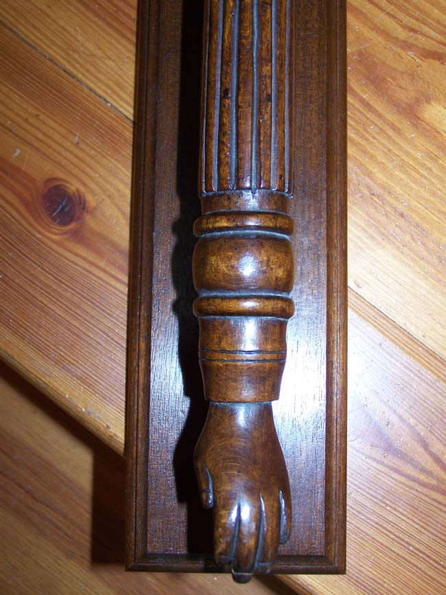 A Wonderful 19th century Sailor Carved Mahogany Tiller circa 1860 — image 6